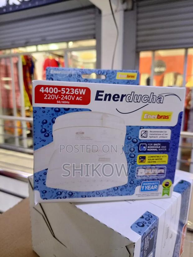 Enerbras Enerducha 3 Temperature Settings Shower Head - main view