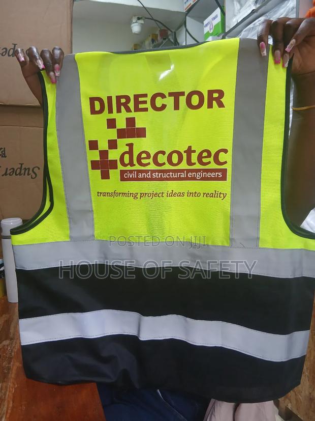 Multiple Colours Reflective Safety Industrial Vests - thumbnail 2