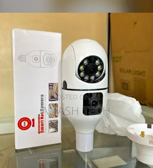 Simple Dual Lens Wifi Bulb CCTV Security Camera