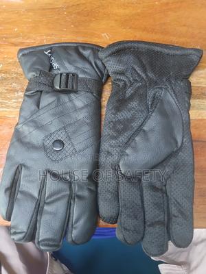Black Leather Riding Glove - thumbnail 2