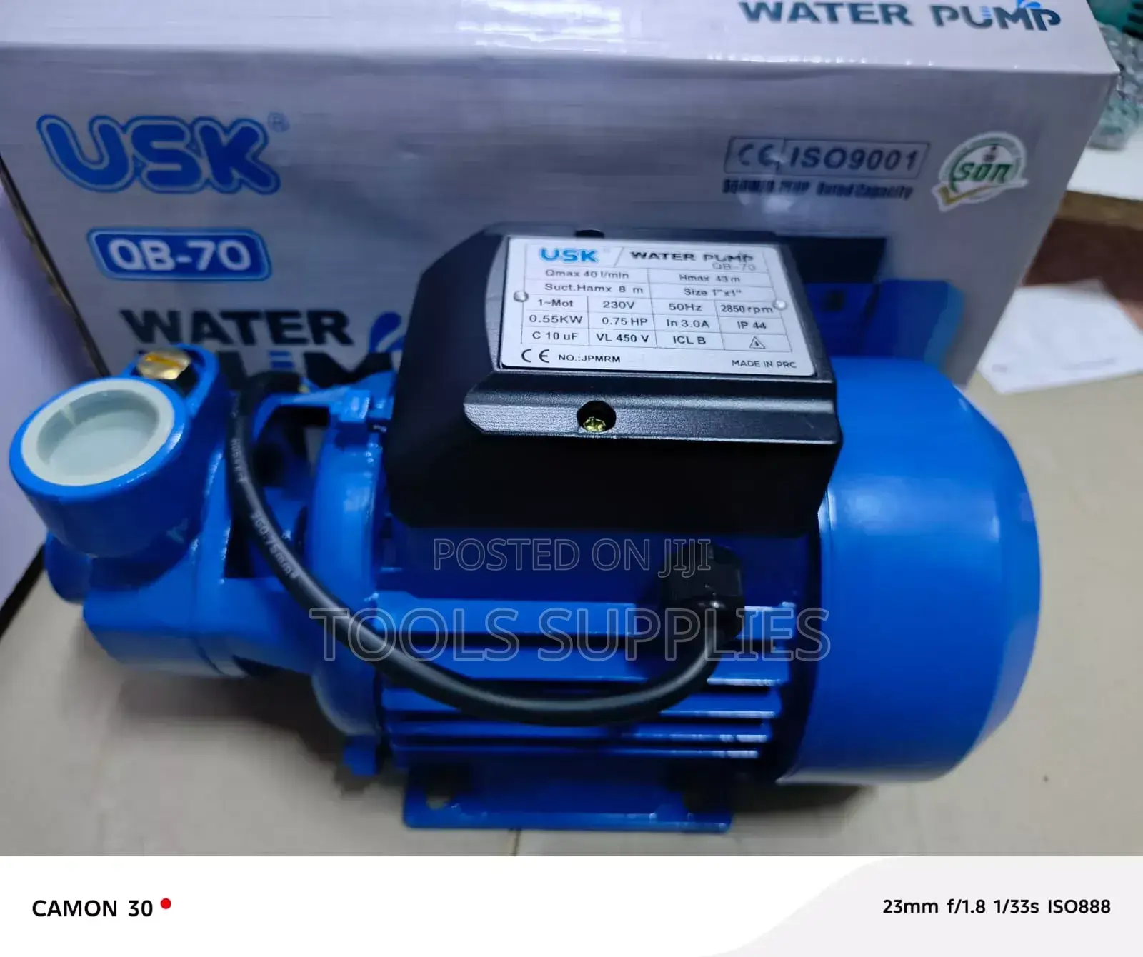 Electric Water Pump 0.75 Hp