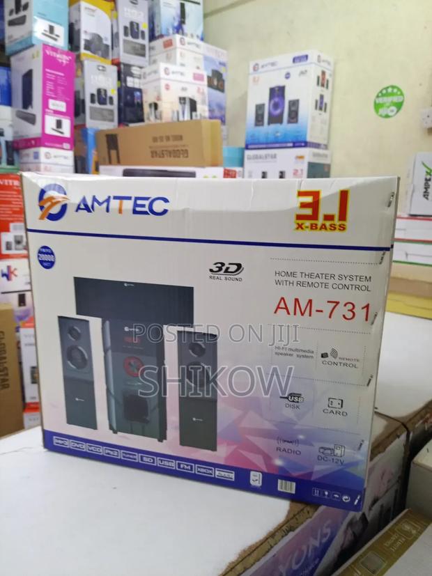 Amtec Am-731 3.1 X-Bass Home Theater System
With Remote Control