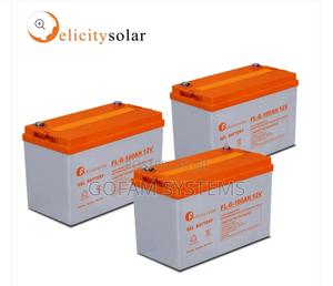 Felicity 12v 100ah Solar Deep Cycle Gel Battery (1 Year Warranty) - main view