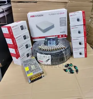 Eight 8 CCTV Camera Full Kit With 8 1080p Cameras-Hikvision