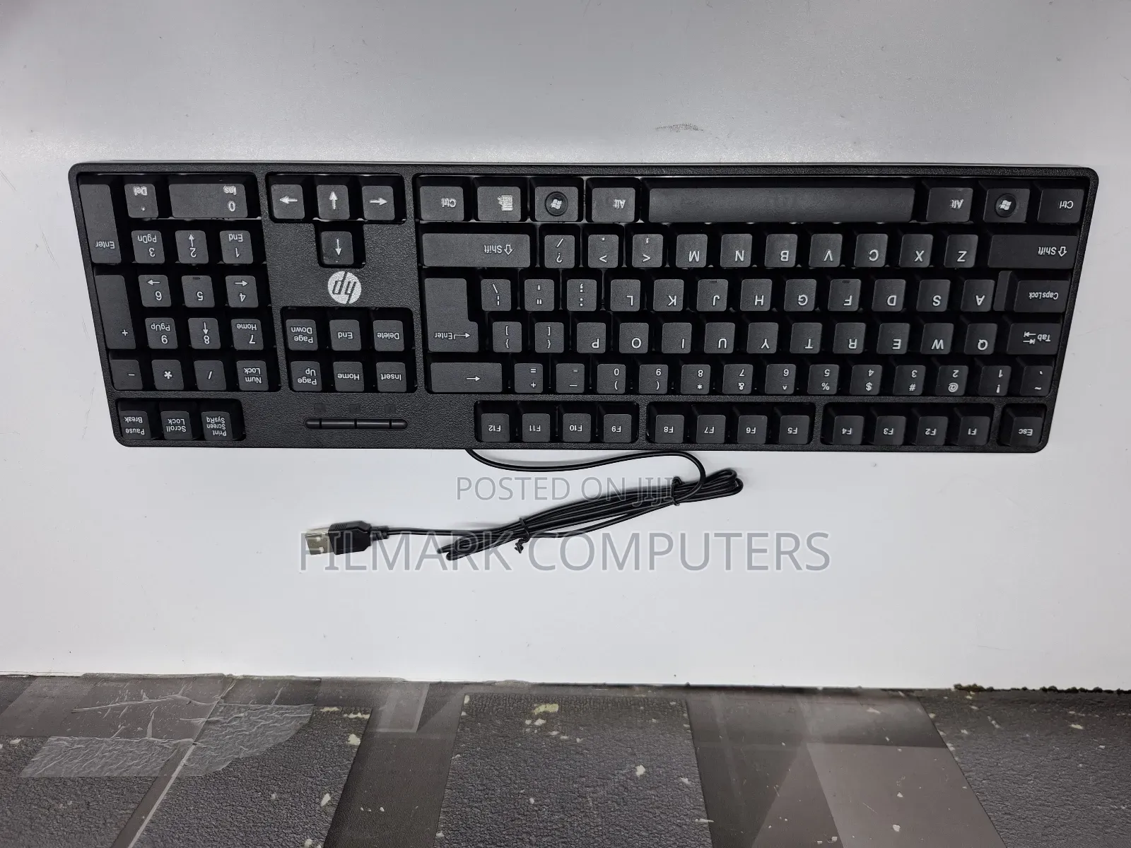 Hp K-1700 Wired Usb Keyboard – Full-size, Plug & Play