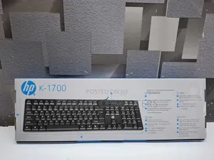 Hp K-1700 Wired Usb Keyboard – Full-size, Plug & Play