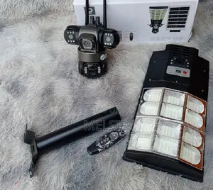 Ai Solar Camera + Lighting 2 in 1 V380 Pro Without Power Interruptions