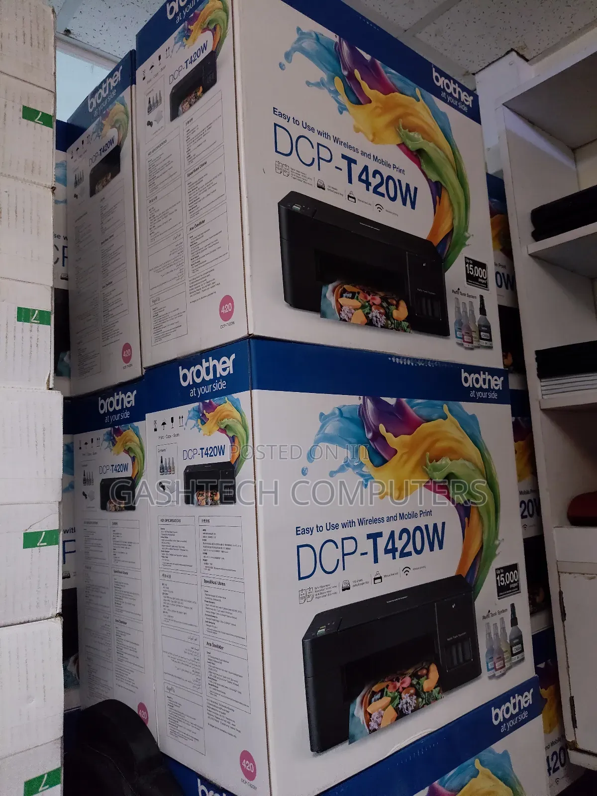 Brother DCP-T420w, 3-in-1, Wireless, Color Inkjet A4 Printer