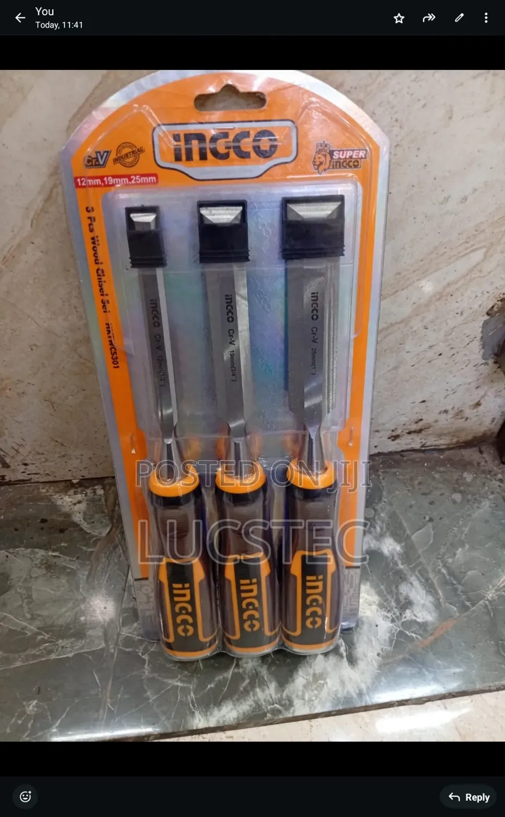 3pcs Wood Chisel Set