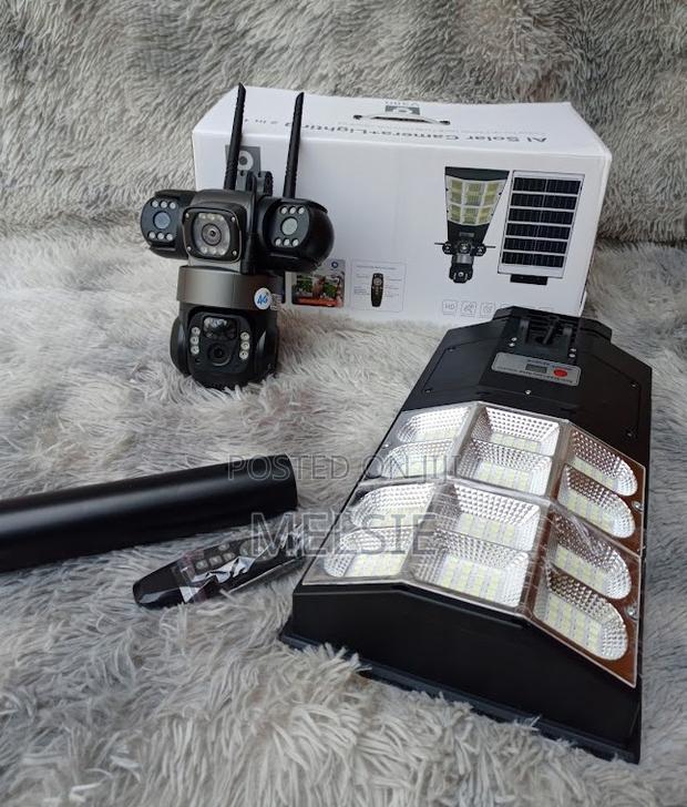 Outdoor Integrated Ai Solar Security Light V380 2-in-1 Street Light .