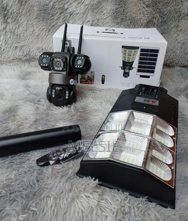 Outdoor Integrated Ai Solar Security Light V380 2-in-1 Street Light .