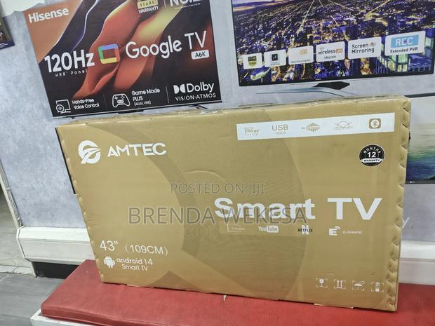 Amtec 43l20 43 Inch Smart Android 1gb Ram 8gb Rom Tv - main view