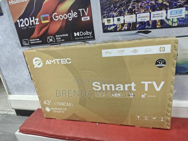 Amtec 43l20 43 Inch Smart Android 1gb Ram 8gb Rom Tv - thumbnail 2