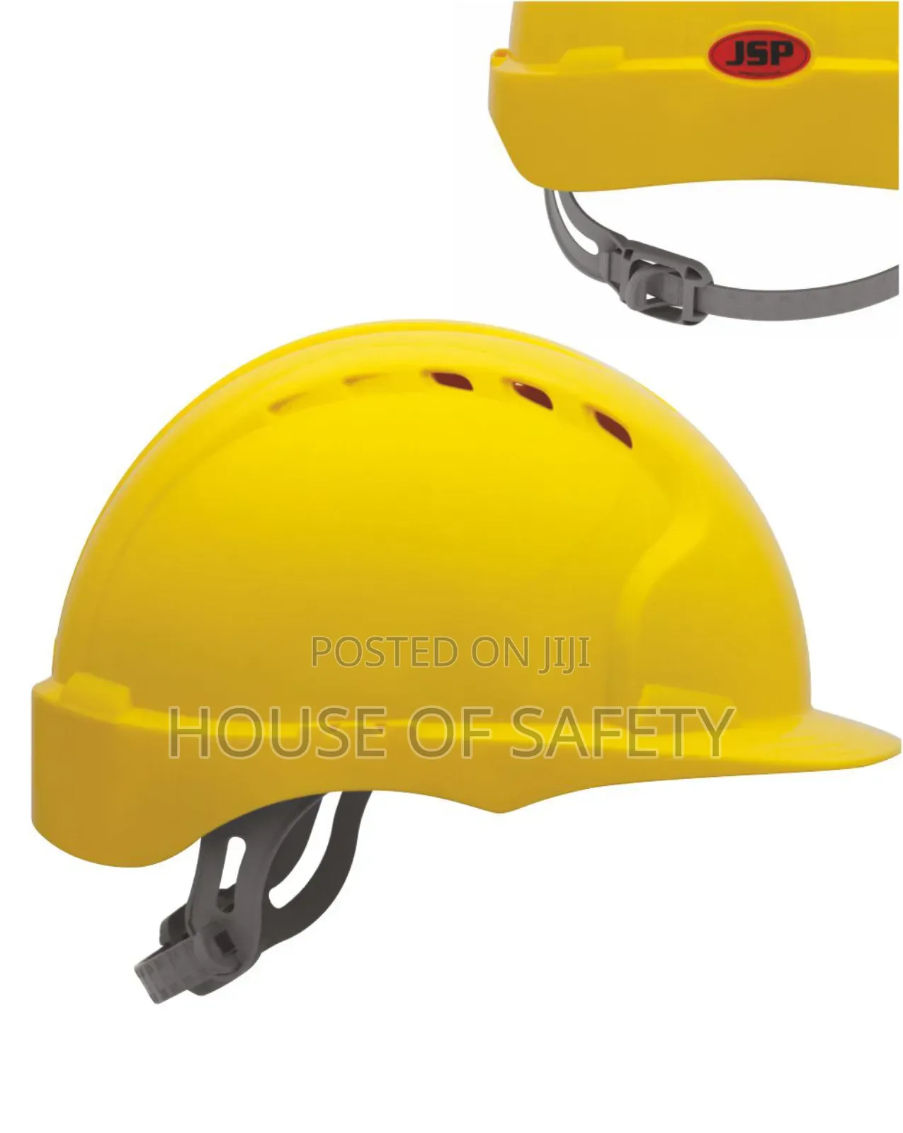 Slip Ratchet Yellow Jsp Helmets