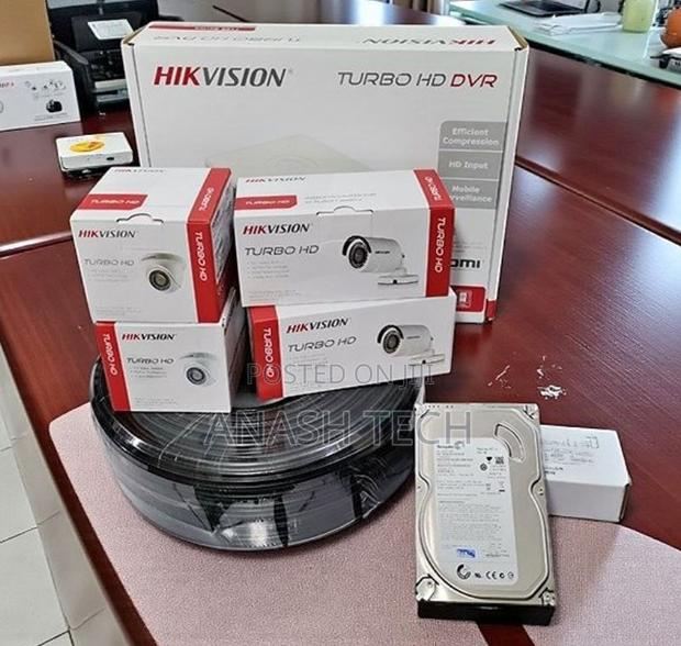 Hikvision 1080p Full Hd 4 Camera CCTV Kit With 4 Channel DVR System