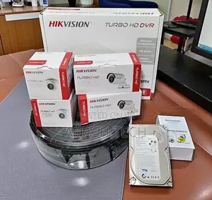 Hikvision 4 Camera 1080p Security System Night Vision With DVR Kit