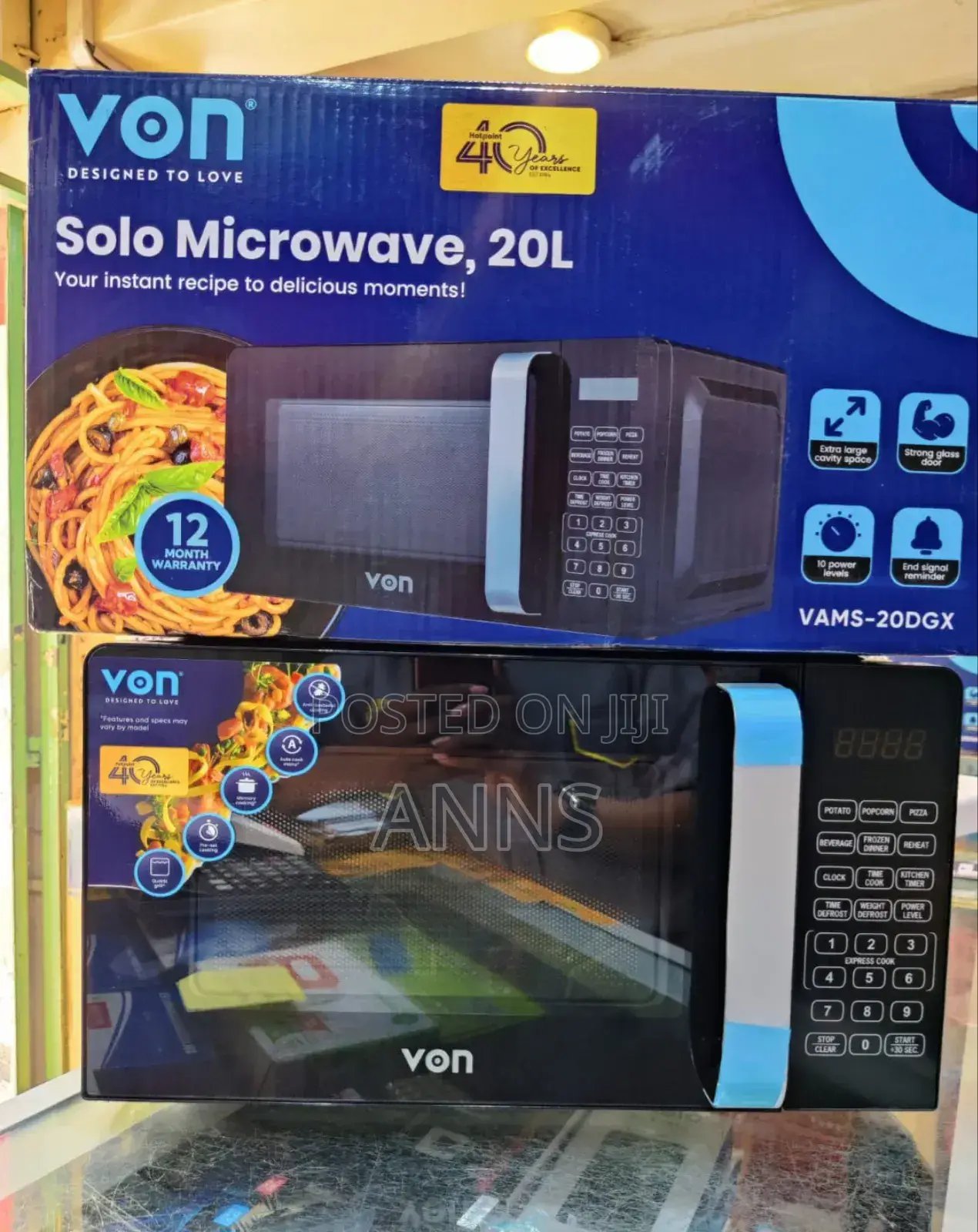 Von Microwave 20 Litres Digital 20dgx 