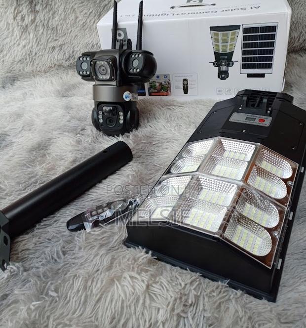 Aisolar Camera + Lighting 2-in-1 V380 CCTV Camera + Solar Streetlight - main view