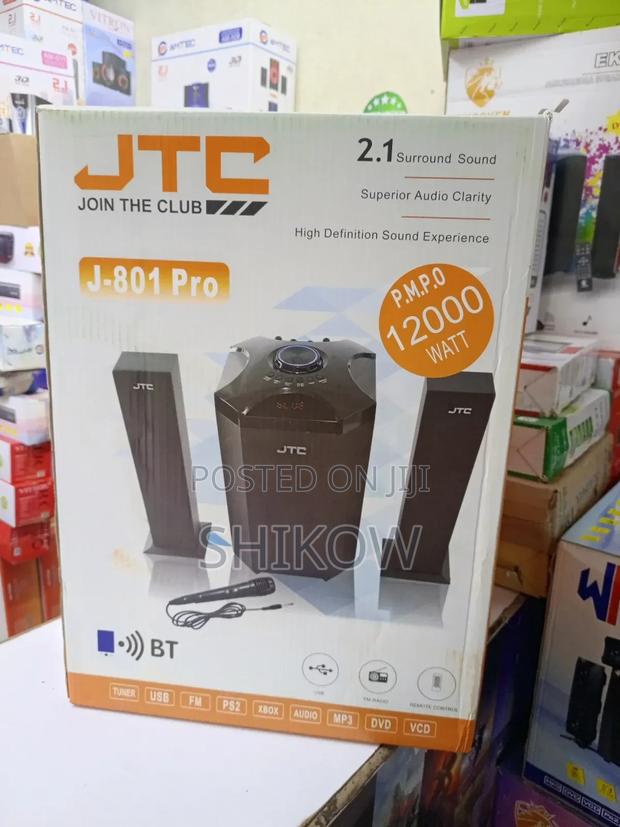 JTC J-801 Pro 2.1ch Sound Speaker System - 12000w P.M.P.O