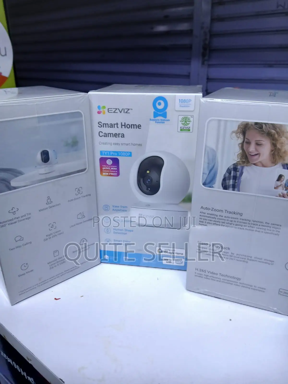Ty1wifi Indoor1080p Wireless Camera With Night Vision Motion Detection