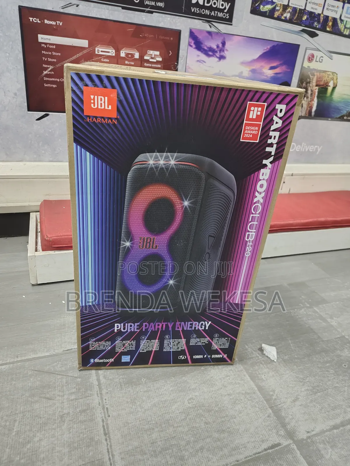 JBL Partybox Club 120 160w Wireless Party Speaker
