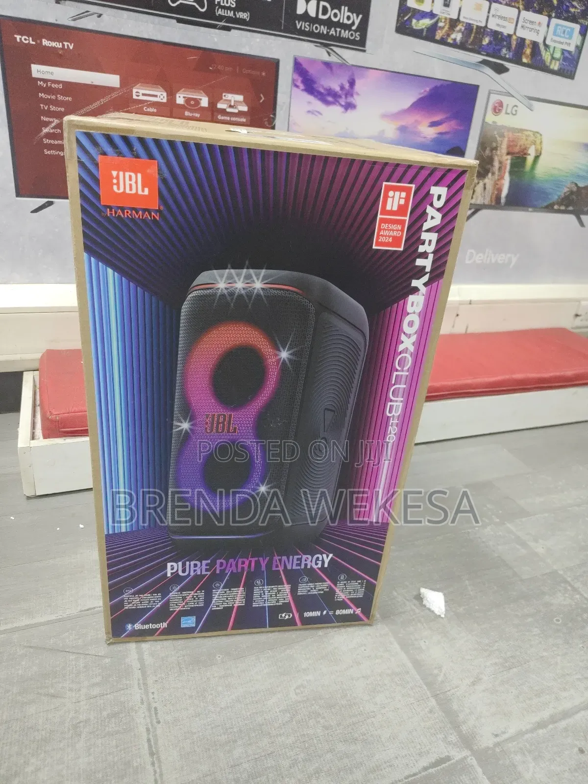 JBL Partybox Club 120 160w Wireless Party Speaker