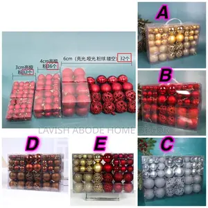 100 Pieces Christmas Balls Tree Decorative Ornaments