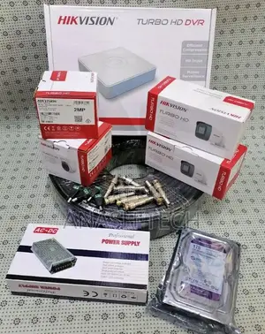 4 Channel Hikvision CCTV Kit With 1080p Full Hd Night Vision Cameras