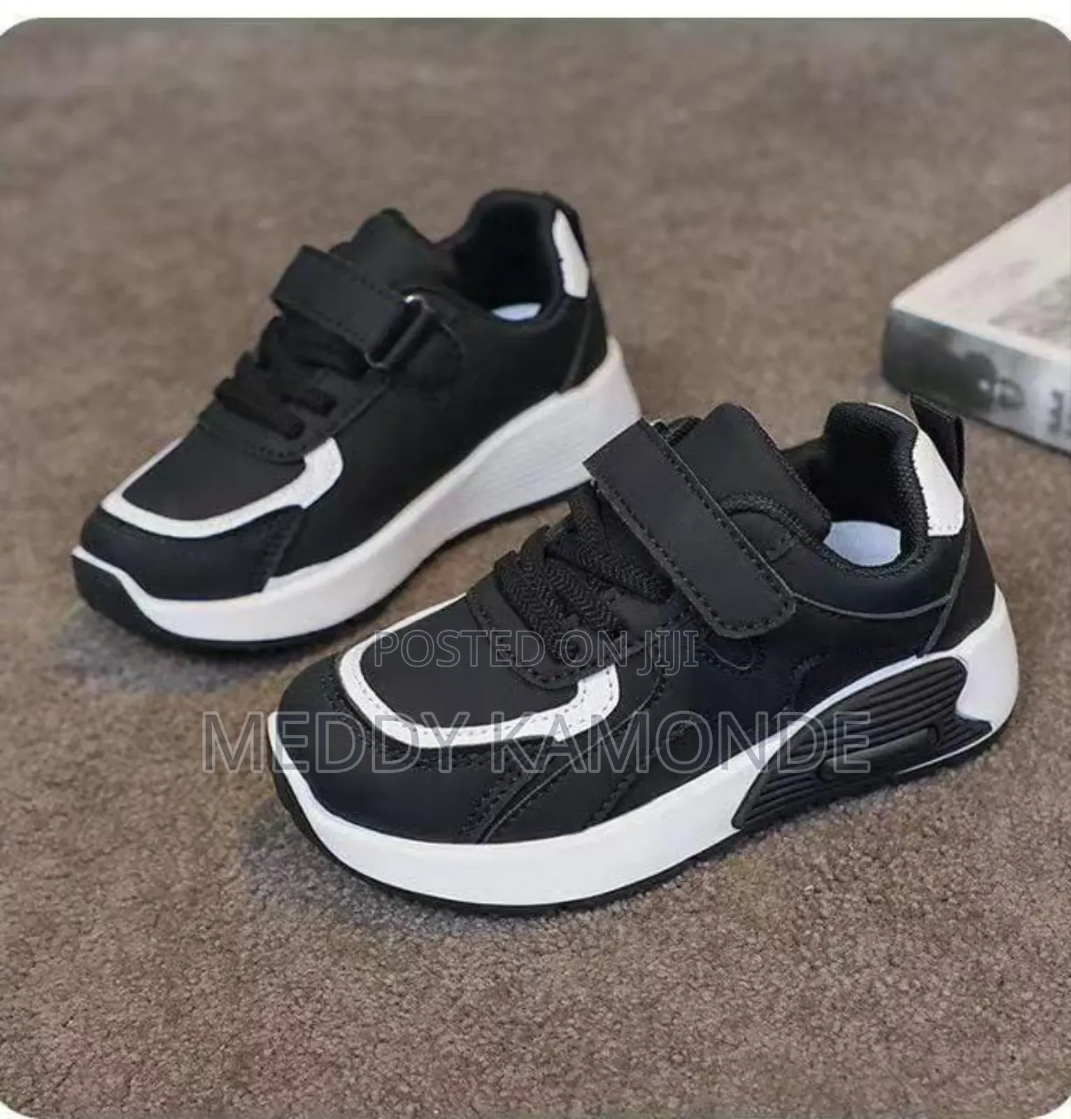 Maroon/Black Children's Sneakers