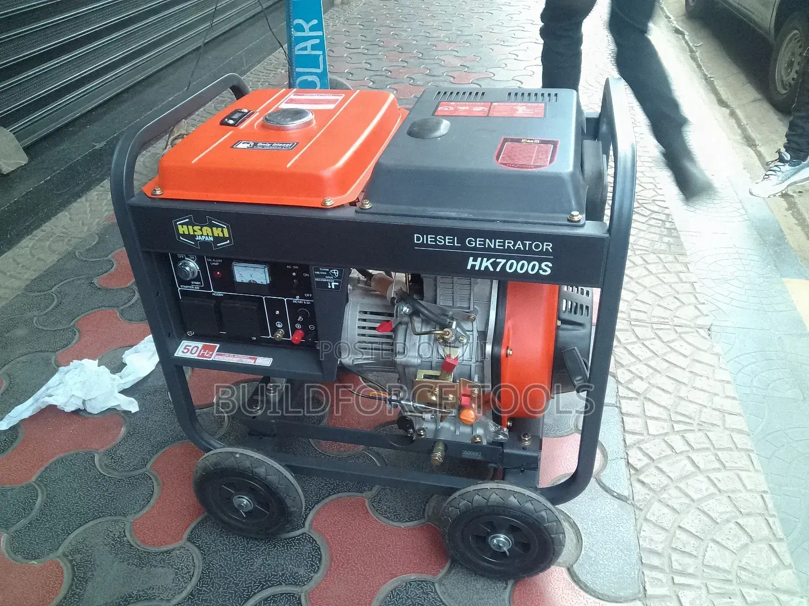 Hisaki Hk7000s 9kw Diesel Skeleton Generator Keystart