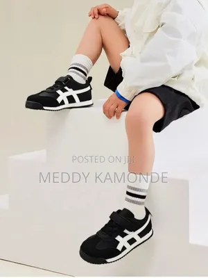 Black Kids Sneakers