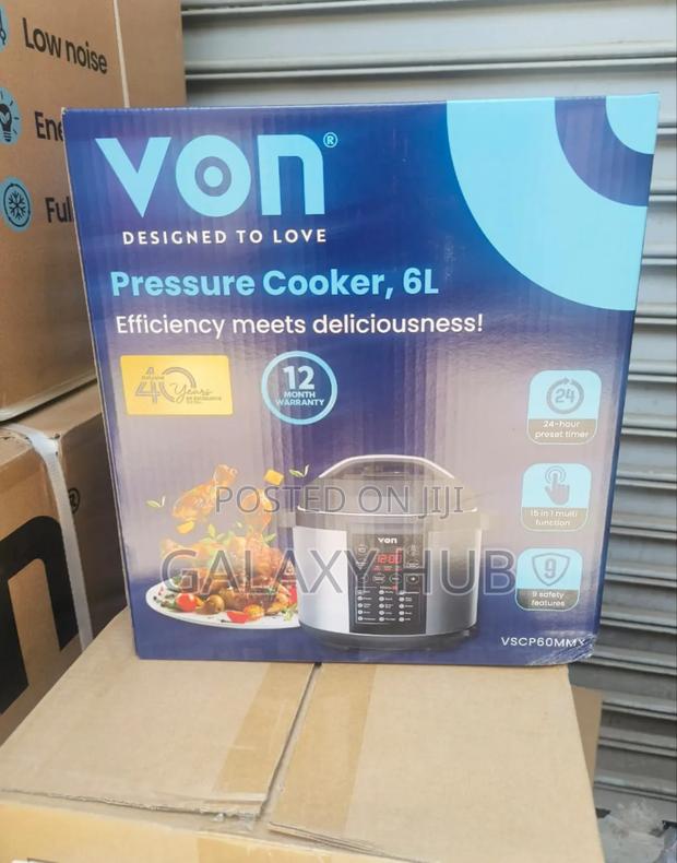 6 Litres Von Electric Pressure Cooker
