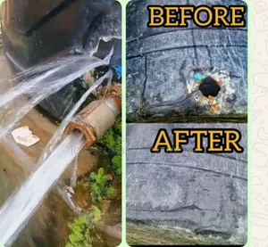 Cracked Plastic Water Tank Repair