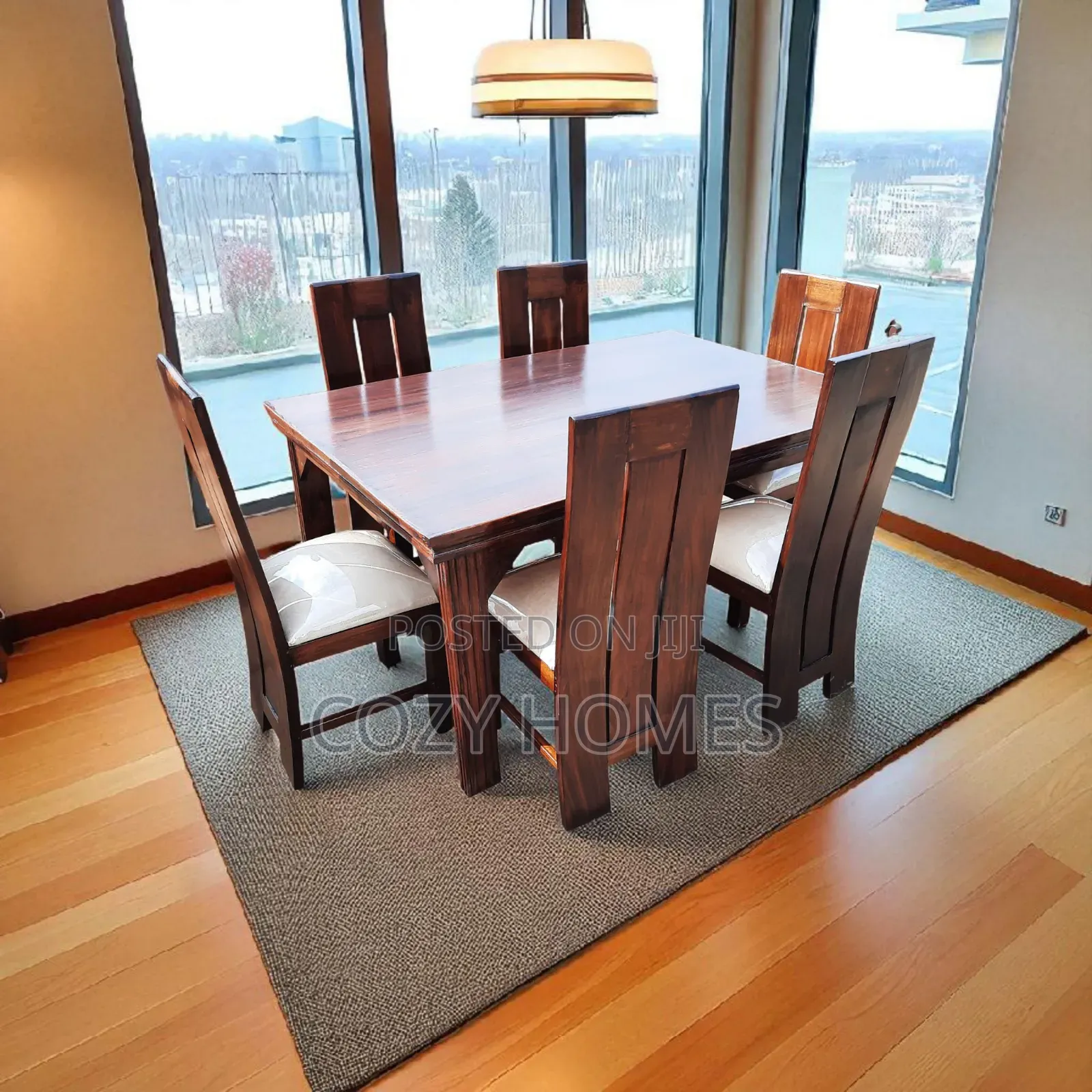 Dinng Table a Grand Wooden 6 Seater Dining Table Ready-Made