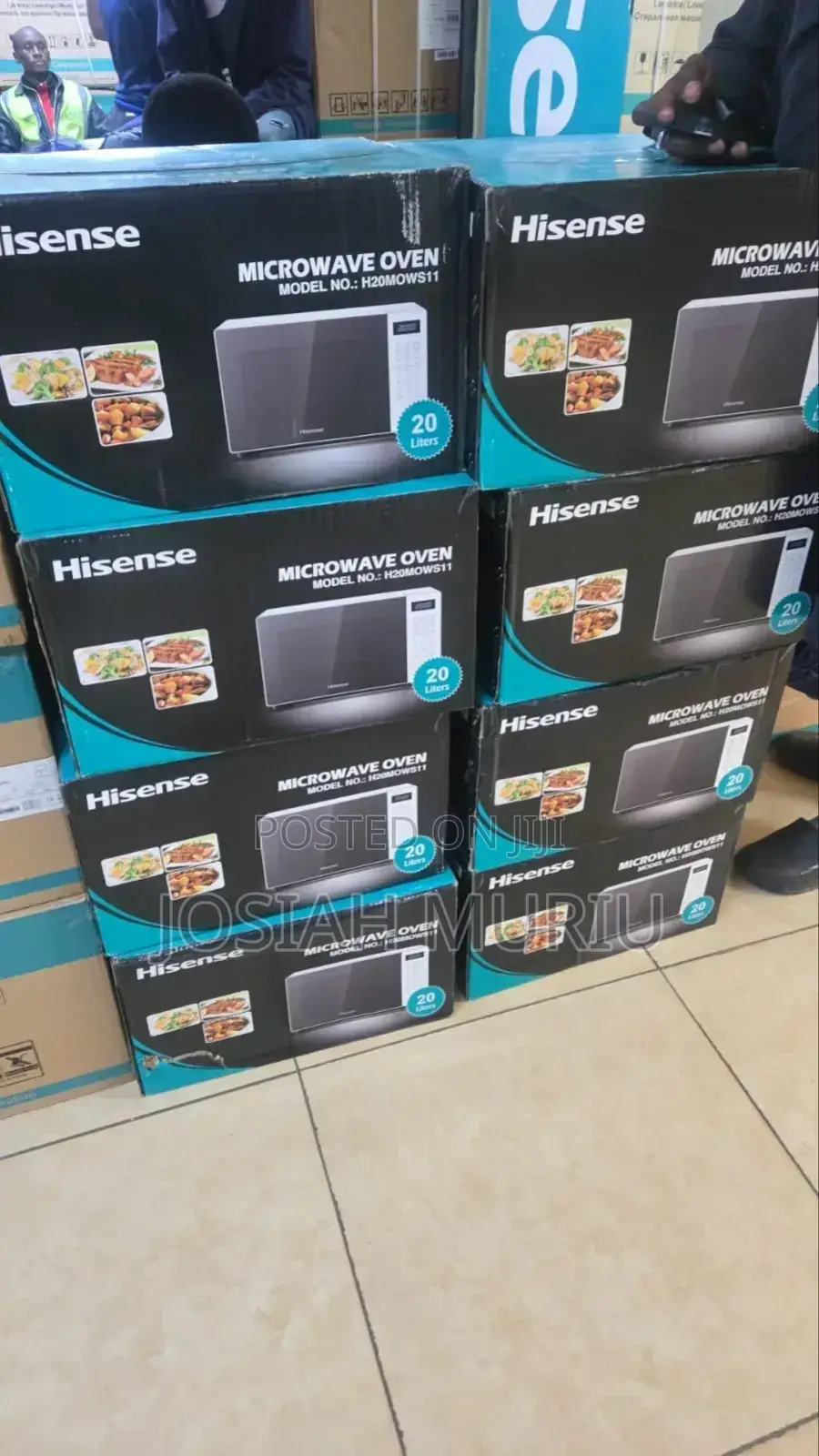 Hisense 20litres Digital Microwave Oven (White)