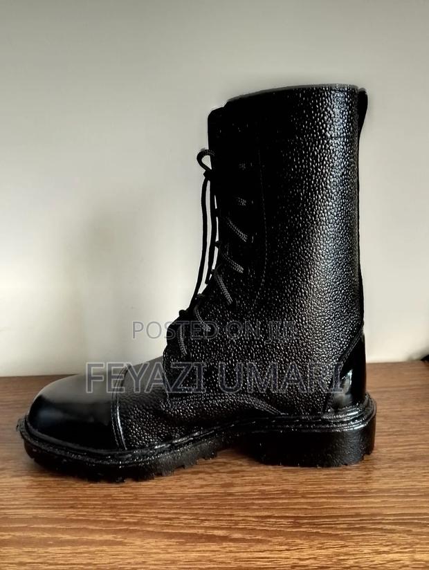 Pure Leather Security Guard Boots - thumbnail 2