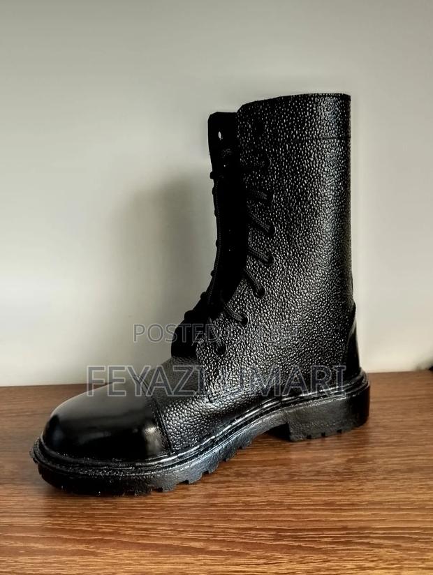 Pure Leather Security Guard Boots - thumbnail 3