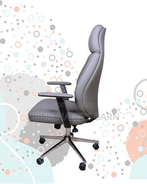Office Leather Grey — Left a | Comfort Meets Style
