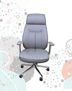 Office Leather Grey — Left a | Comfort Meets Style
