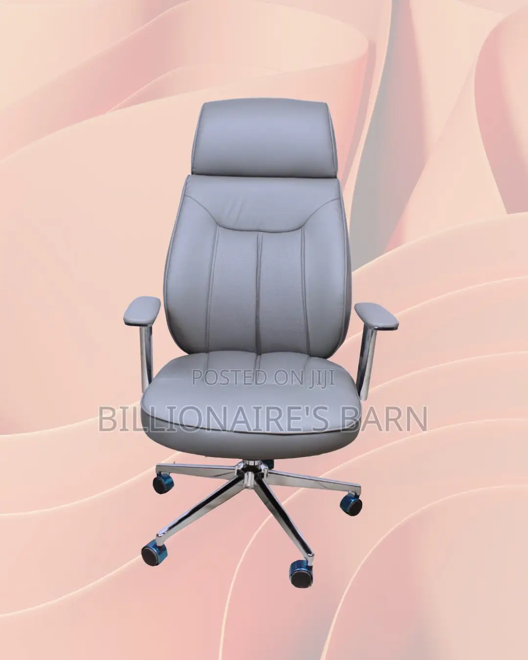 Space-Saving Chair Leather Office Mesh | Delivery Anywhere in Kenya
