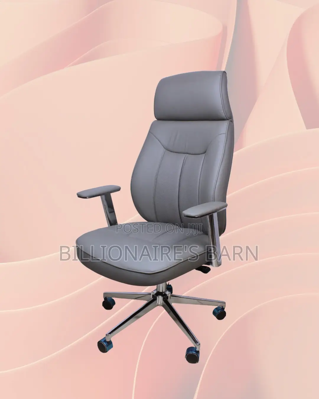 Space-Saving Chair Leather Office Mesh | Delivery Anywhere in Kenya