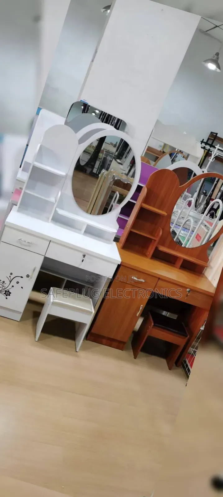 Dressing Table Executive Dressing Table - White Brown Options"