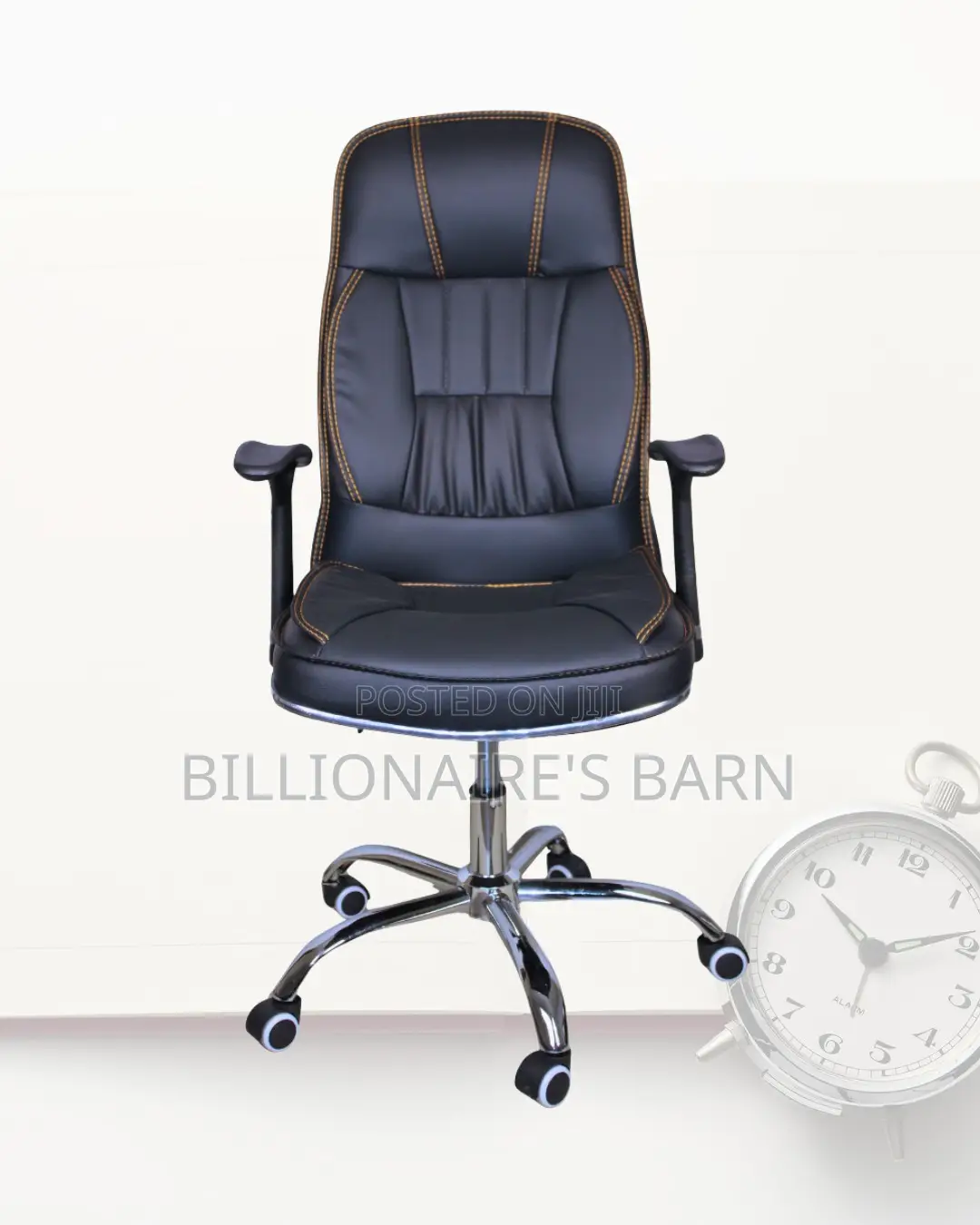 Premium Finish Leather Chair Office | Nairobi Delivery Guaranteed