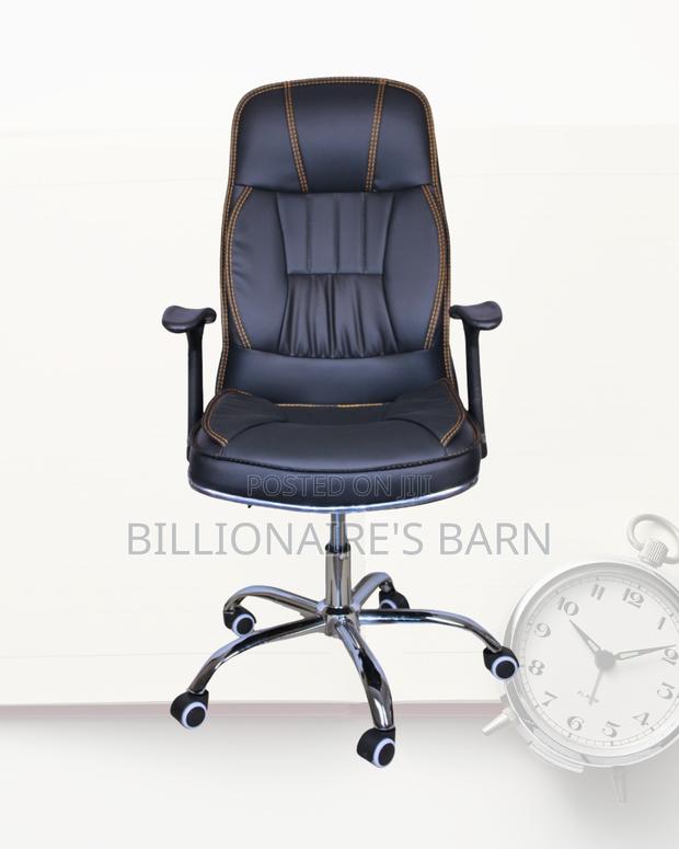 Premium Finish Leather Chair Office | Nairobi Delivery Guaranteed
