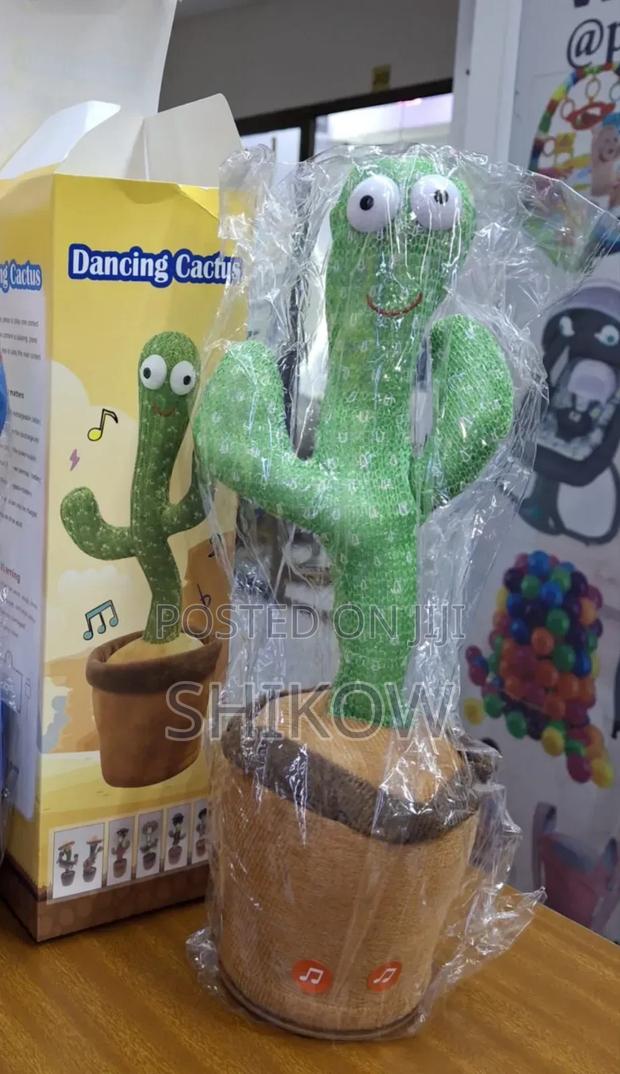 Interactive Singing and Dancing Cactus Plush