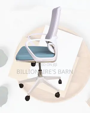 Swivel Adjustable White Ergonomic Nylon | Comfort Meets Style