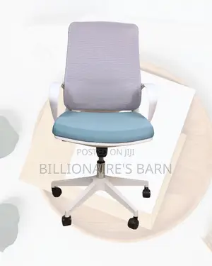 Swivel Adjustable White Ergonomic Nylon | Comfort Meets Style