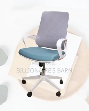 Swivel Adjustable White Ergonomic Nylon | Comfort Meets Style