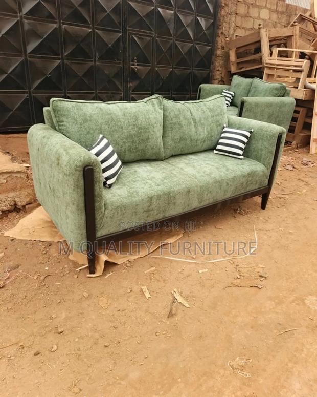 Green 3 Seater Sofas Made With High Density Cushions