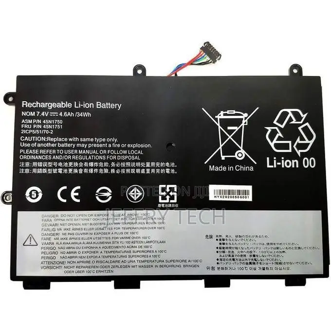 45n1750 Laptop Battery Compatible With Lenovo Thinkpad Yoga 11e 45n174